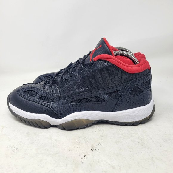 Air Jordan 11 XI Retro Low IE 'Black Red' BRED 2011 306008-001 7.5 1 4 6 12 13 - Picture 3 of 16